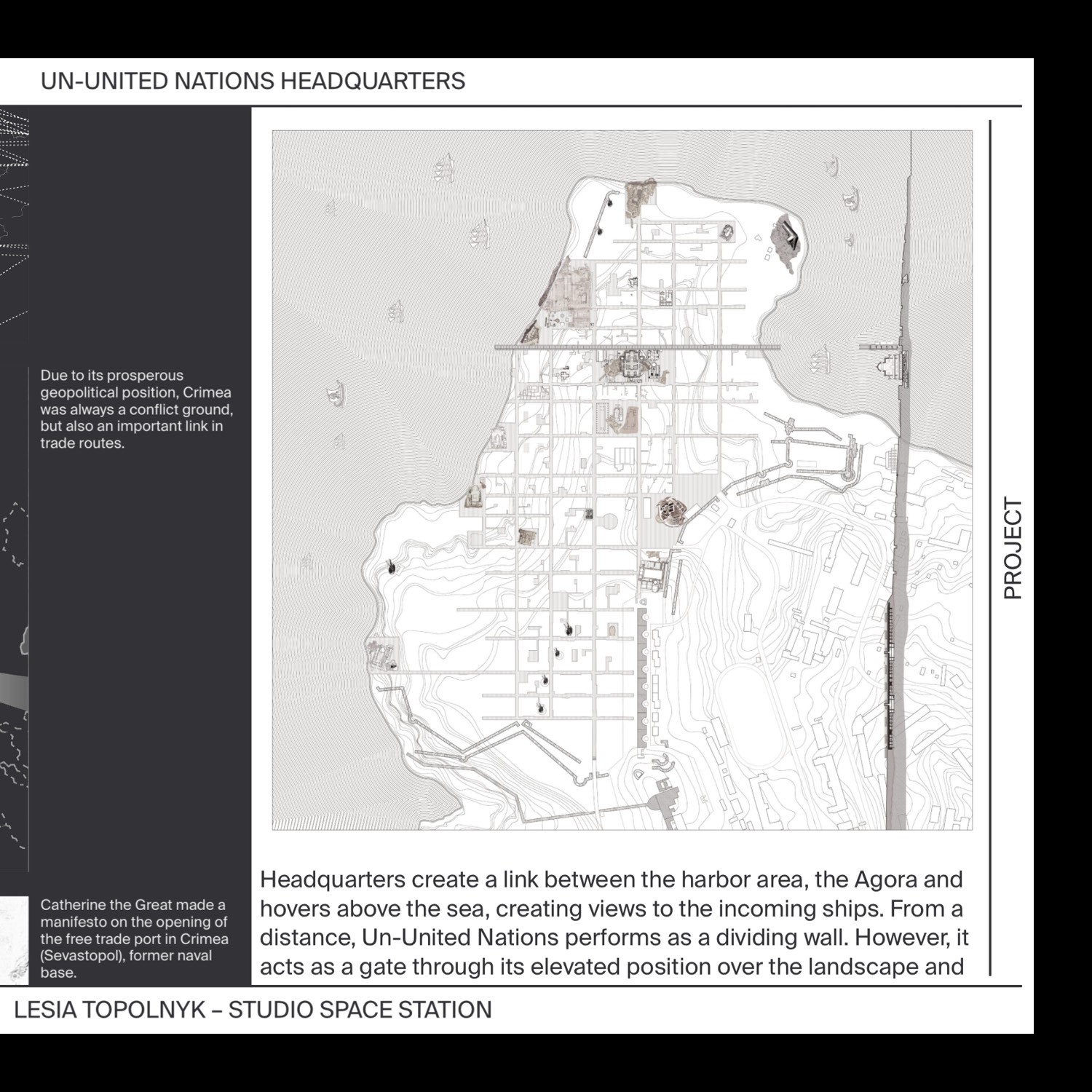 detail of a map on a project page