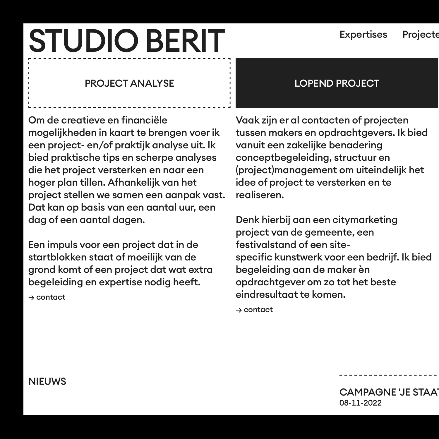detail of services with dotted outlines